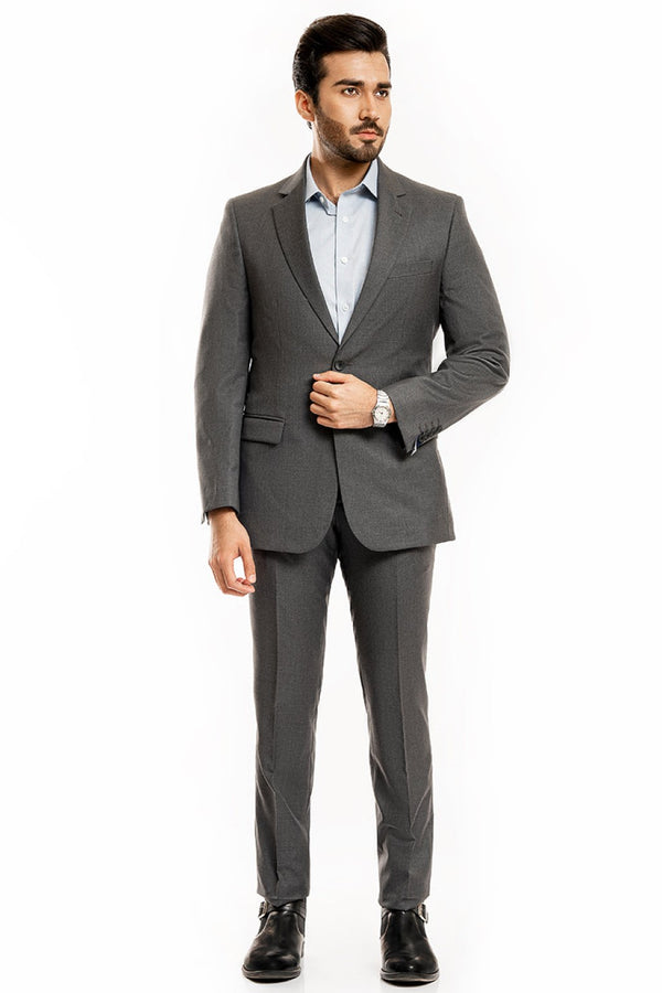 Men's Grey  Coat Pant