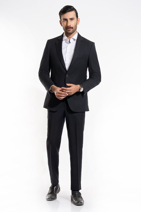 Men's Black Coat Pant