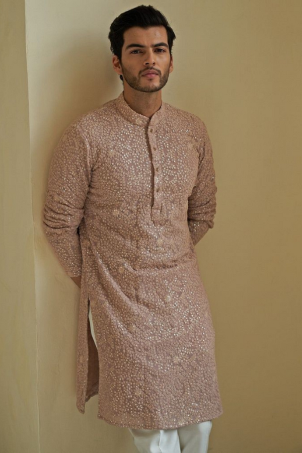 Embroidered Beige  for Men Shalwar Kameez