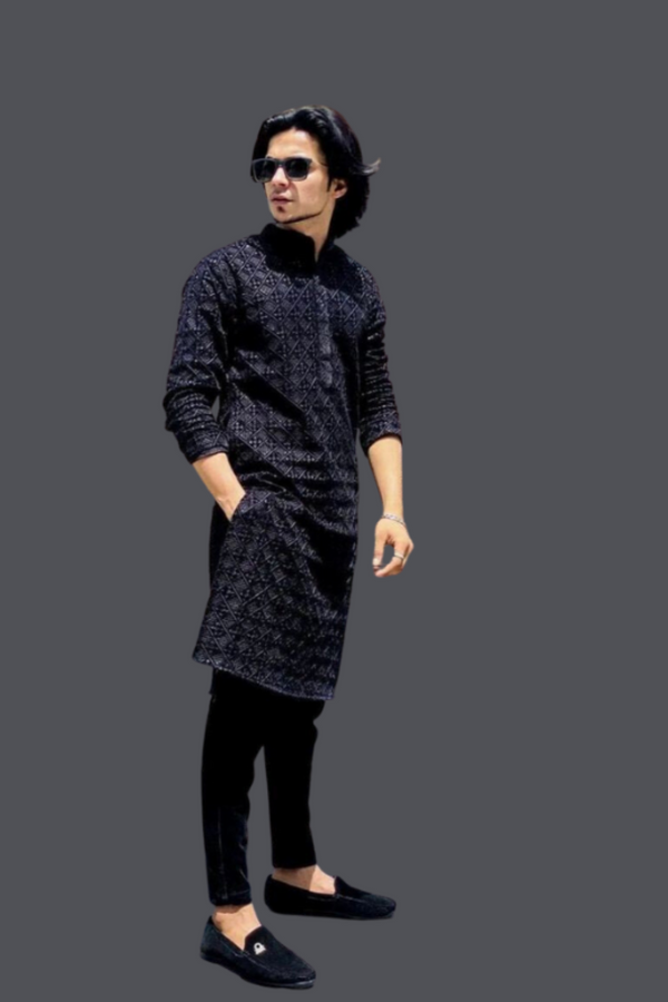 Simple Black  Shalwar Kameez