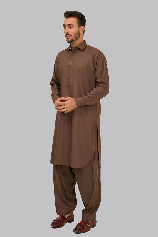 Khaki  Shalwar Kameez