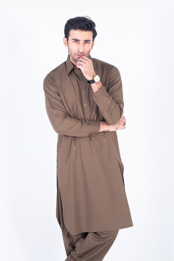 Brown  Shalwar Kameez