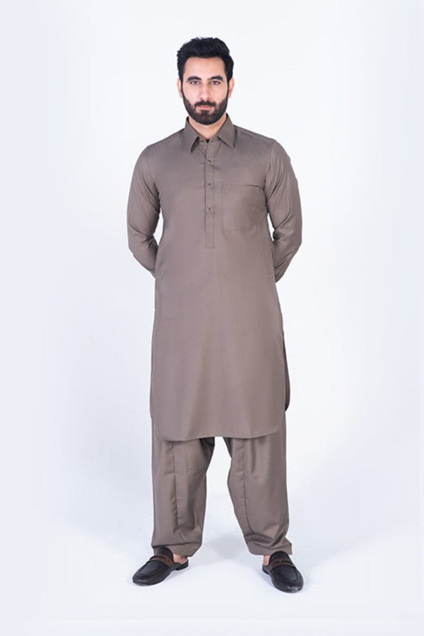 Light Brown  Shalwar Kameez